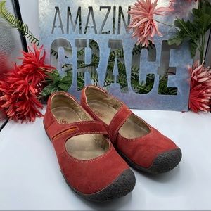 Keen Sz 10 Red Orange Mary Jane Shoes